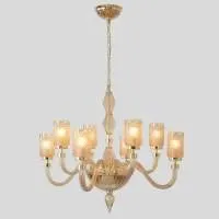 Люстра Crystal Lux SILVESTRO SP8 AMBER
