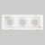 Светильник встроенный Crystal Lux CLT 068C3 WH Светильник встроенный Crystal Lux CLT 068C3 WH
