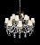 Хрустальная подвесная люстра Lumina Deco Bianca LDP 66251-12