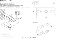 Влагозащищенный светильник Crystal Lux CLT 023W3 BL