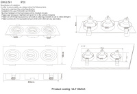 Светильник встраиваемый Crystal Lux CLT 002C3 WH