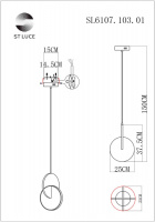 Подвесной светильник Eclisse SL6107.103.01