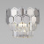 Настенный светильник Ariana 10124/2 хром/прозрачный хрусталь Strotskis (10113/2)