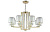 Люстра Crystal Lux NICOLAS SP-PL8 GOLD/WHITE