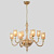 Люстра Crystal Lux SILVESTRO SP8 AMBER