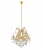 Хрустальная подвесная люстра Lumina Deco Eliza LDP 7030-6+3 GD