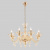 Люстра Crystal Lux CAETANO SP-PL8 AMBER