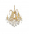Хрустальная подвесная люстра Lumina Deco Eliza LDP 7030-6+3 GD