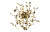 Бра Crystal Lux GARDEN AP-PL3 D400 GOLD