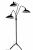 Торшер Lumina Deco Adarrio LDF 511-3 BK
