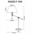 Интерьерная настольная лампа Orlando A5620LT-1AB