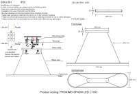 Светильник подвесной Crystal Lux PROXIMO SP42W LED L1100 BLACK