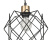 Подвесной светильник Scheletro VL6392P01